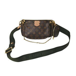 Louis Vuitton Multipochette Accessoires khaki Green Shoulder Bag Monogram